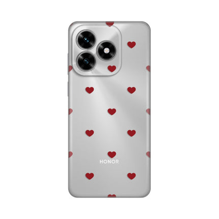 Maska za Honor X5c Plus Red Hearts Silikonska Print