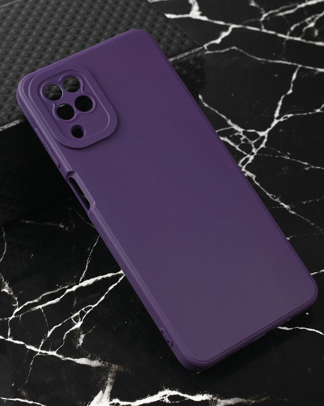 Maska za Samsung A125F Galaxy A12 mat tamno ljubicasta Teracell Giulietta