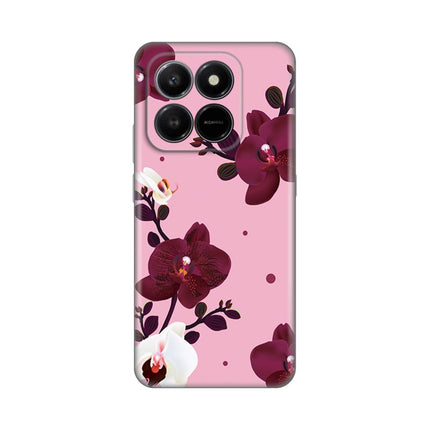 Maska za Honor X7d 4G/400 Smart 5G Pink Orchid Silikonska Print Skin