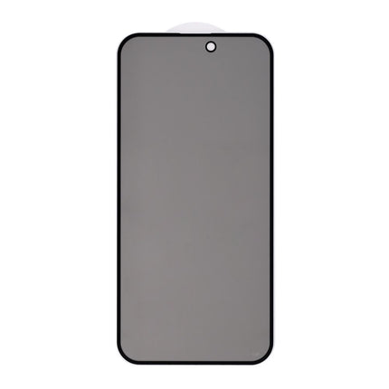 Zastitno staklo Tempered Glass Privacy Teracell Titan 2.5D za iPhone 15 Plus/16 Plus 6.7 crni