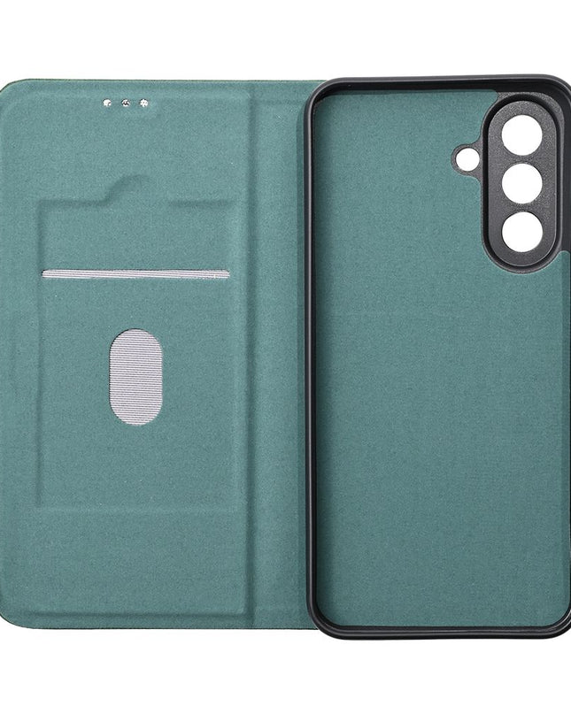 Maska za Samsung Galaxy A27 5G Teracell Elegant Flip tamno zelena