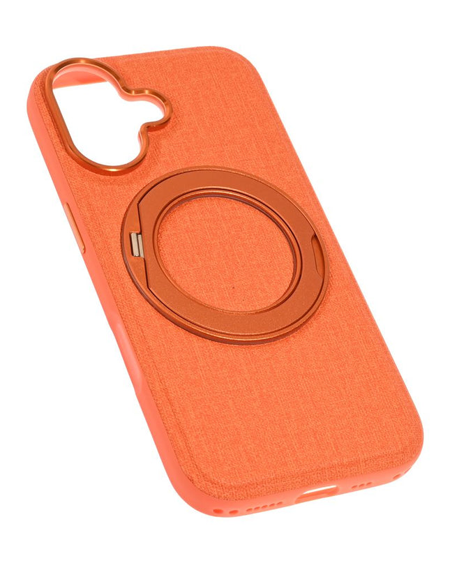 Maska za iPhone 17 6.3 Magsafe Textile narandžasta