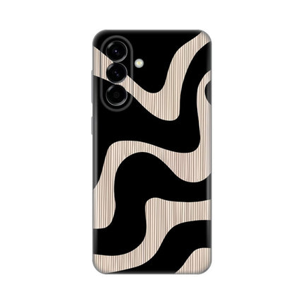 Maska za Samsung A576B Galaxy A57 5G Black Flow Silikonska Print Skin