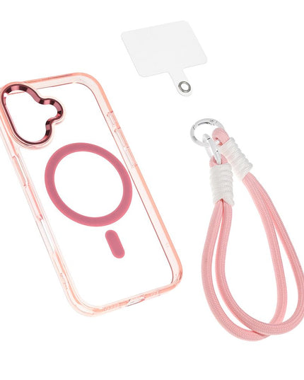 Maska za iPhone 16 6.1 roze Magsafe Loop