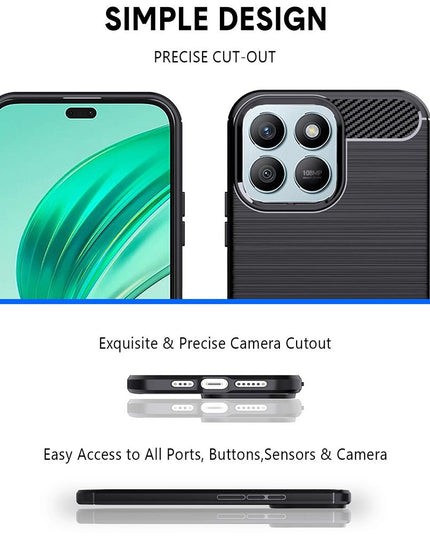 Maska za Honor X7d 4G/400 Smart 5G crna Defender Safeguard