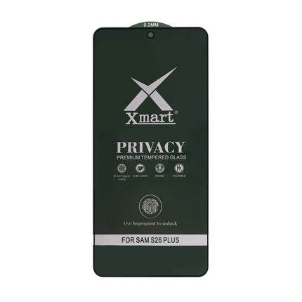 Zastitno staklo Tempered Glass X Mart 9D Privacy za Samsung S946B Galaxy S26 Plus (fingerprint unlock)