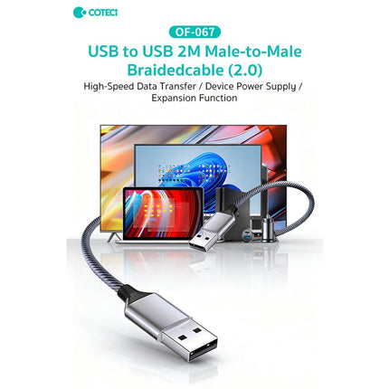 Kabl Coteci OF-067 USB nastavak 2.0 AM na AM 2m