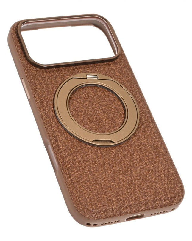 Maska za iPhone 17 Pro Max/18 Pro Max 6.9 Magsafe Textile braon