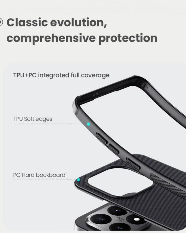 Maska za Xiaomi 15T crna Nillkin Scrub Pro