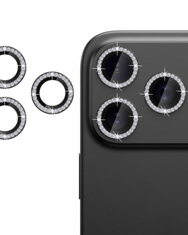 Zastita za kameru Diamond za iPhone 17 Pro Max 6.9 crna