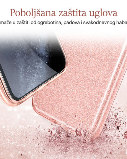 Maska za Xiaomi Redmi 10C srebrna Crystal Dust