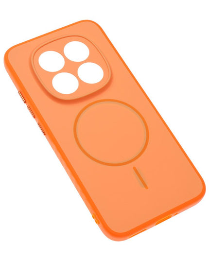 Maska za Xiaomi Redmi Note 15 Pro Plus 5G narandzasta Magsafe Matte Line