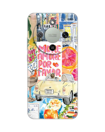 Maska za Honor Magic 8 Lite More Amore Silikonska Print