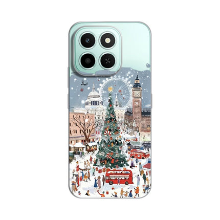Maska za Honor X6c Christmas Town Silikonska Print Skin
