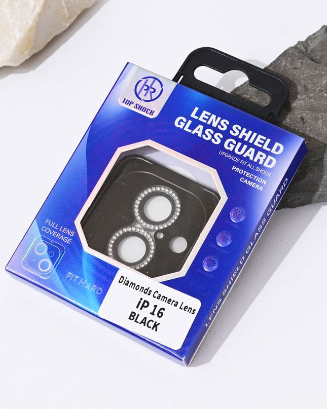 Zastita za kameru Diamond za iPhone 16 6.3 crna