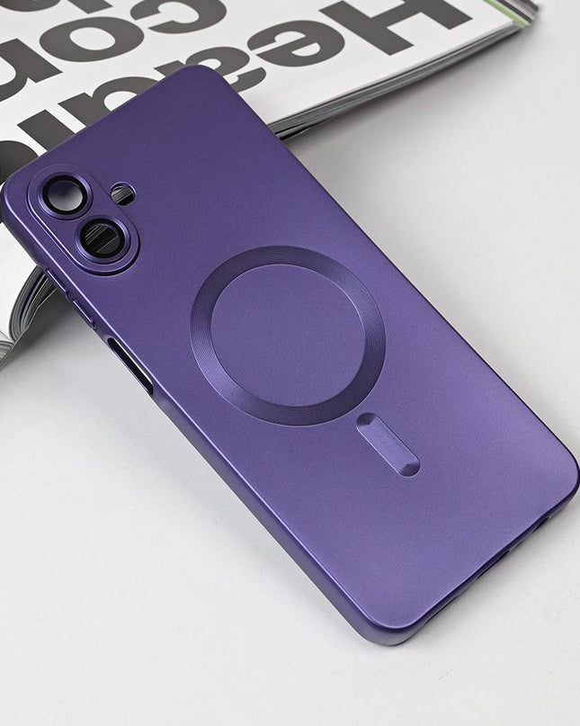 Maska za Samsung A075F Galaxy A07 ljubicasta Magsafe Chrome