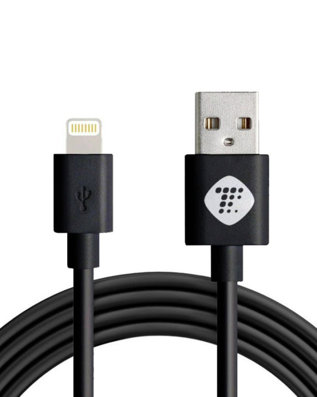 Data kabl Teracell Plus 2.4A za iPhone lightning crni 2m