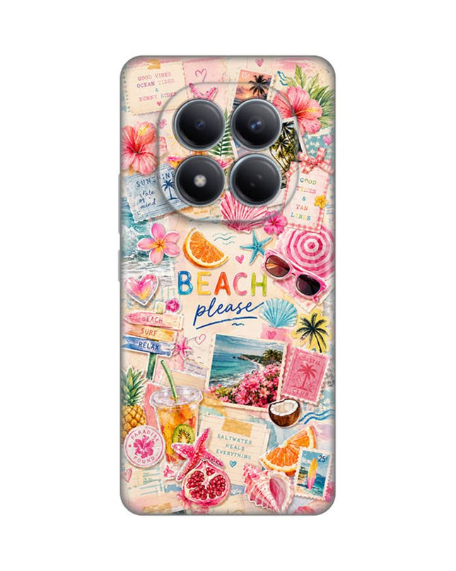 Maska za Xiaomi Redmi Note 15 Pro 4G Beach Please Silikonska Print Skin