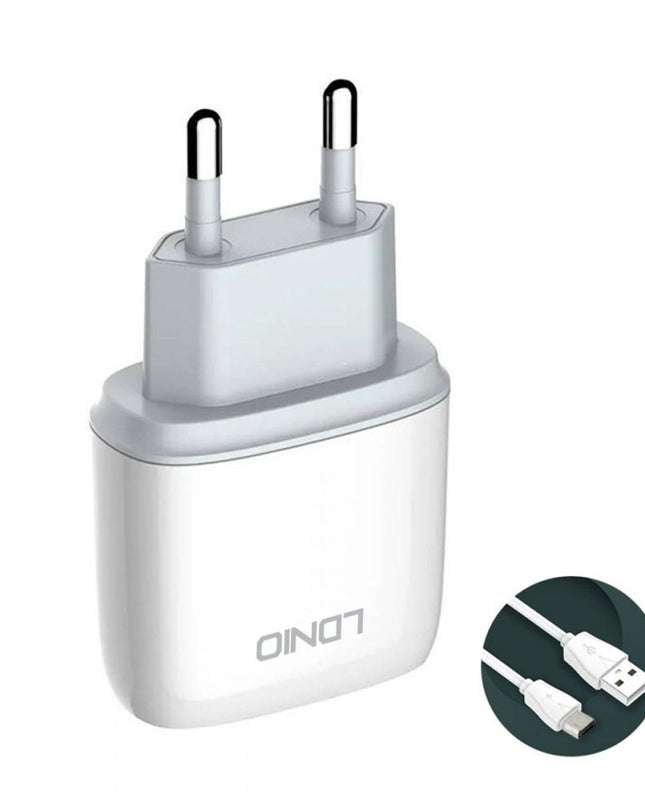 Kucni punjac LDNIO A1209Q QC3.0, 18W sa micro USB kablom beli