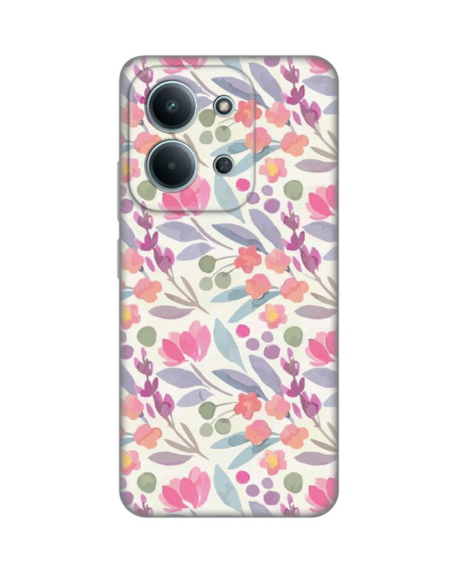 Maska za Xiaomi Redmi 15C 4G Watercolor Flowers Silikonska Print