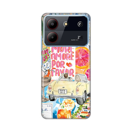 Maska za ZTE Blade A54 More Amore Silikonska Print