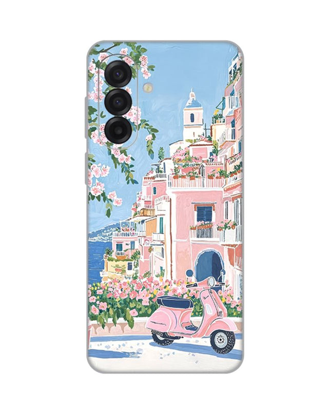 Maska za Samsung A175F Galaxy A17 Pink Italy Silikonska Print