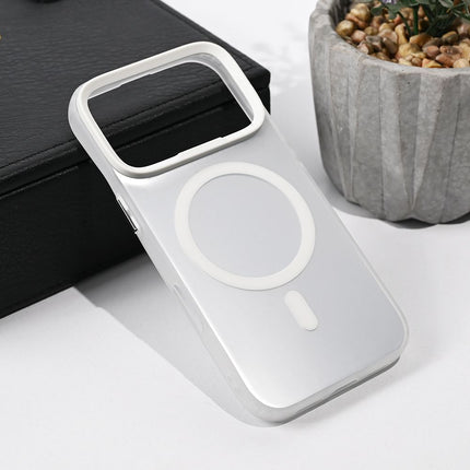 Maska za iPhone 17 Pro 6.3 srebrna Magsafe Clear