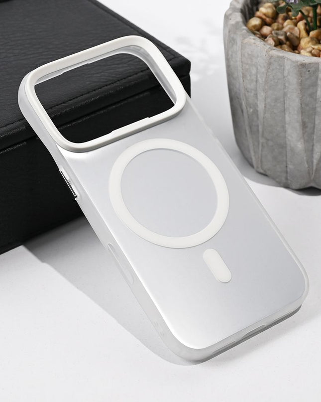 Maska za iPhone 17 Pro 6.3 srebrna Magsafe Clear