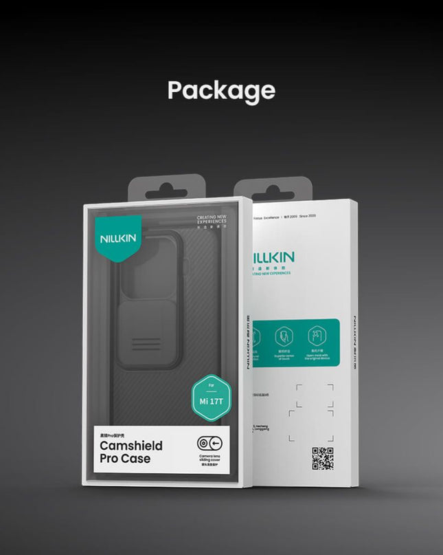 Maska za Xiaomi 17T crna Nillkin CamShield Pro