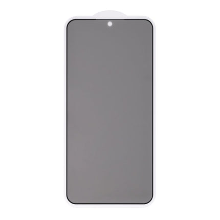 Zastitno staklo Tempered Glass Privacy Teracell Titan 2.5D za Samsung S906B Galaxy S22 Plus/S916 Galaxy S23 Plus 5G crni (fingerprint unlock)