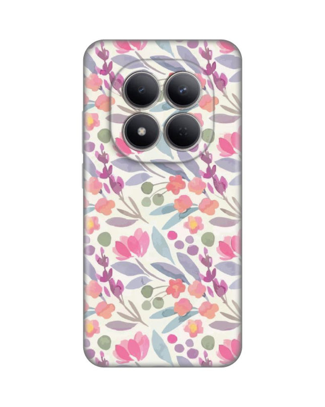 Maska za Xiaomi Redmi Note 15 Pro 5G Watercolor Flowers Silikonska Print