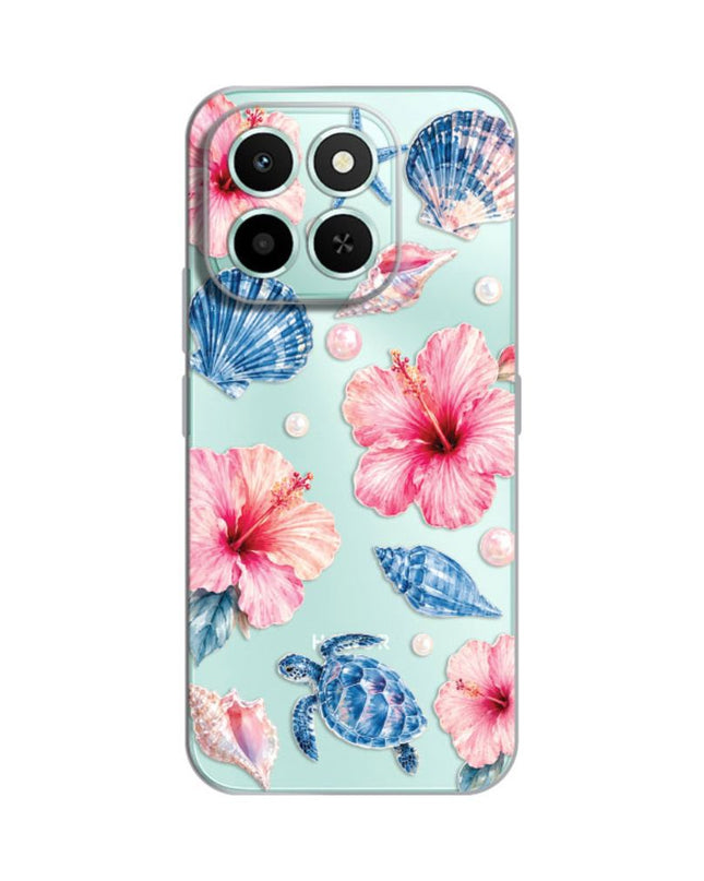 Maska za Honor X6c Hibiscus Sea Silikonska Print Skin