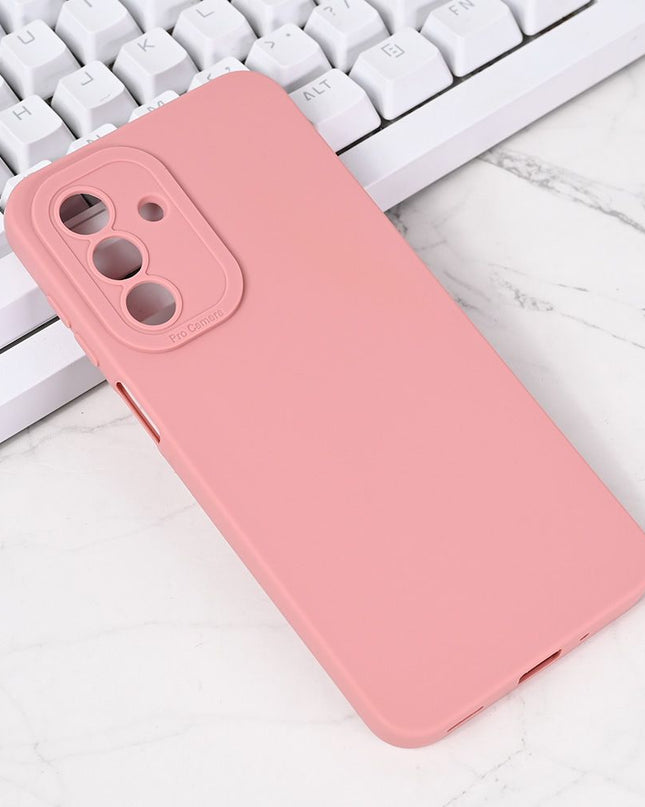 Maska Silikon Pro Camera za Samsung A175 Galaxy A17 roze