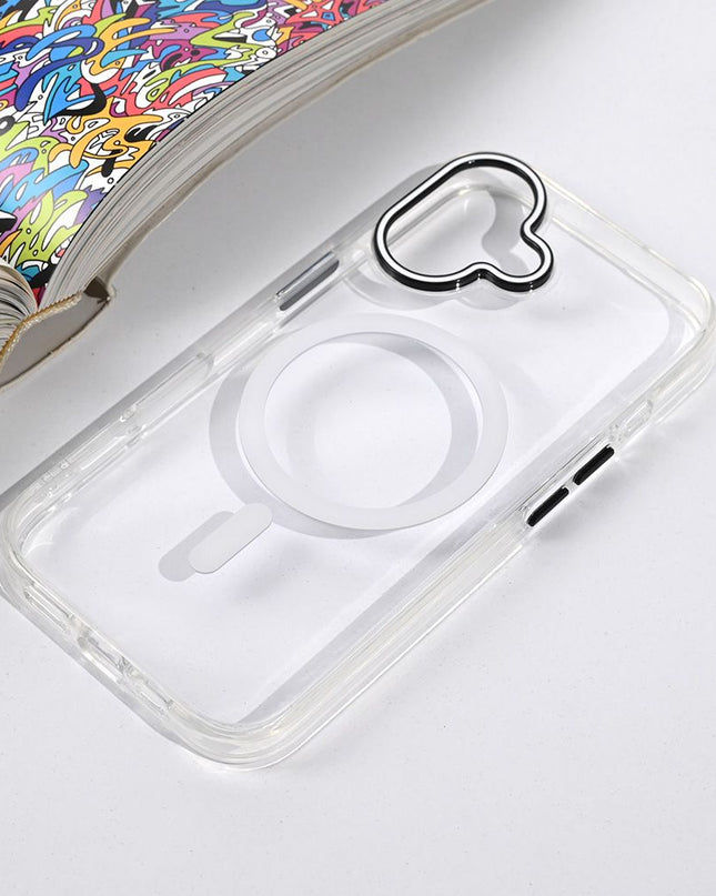 Maska za iPhone 16 6.1 bela Magsafe Color Pop