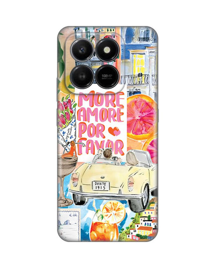 Maska za Honor X7d 4G/400 Smart 5G More Amore Silikonska Print