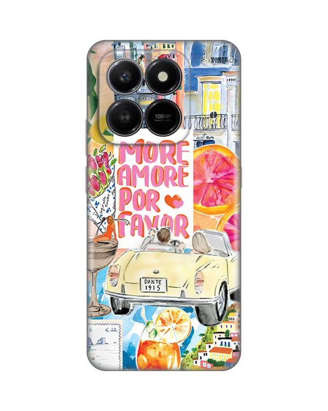 Maska za Honor X7d 4G/400 Smart 5G More Amore Silikonska Print