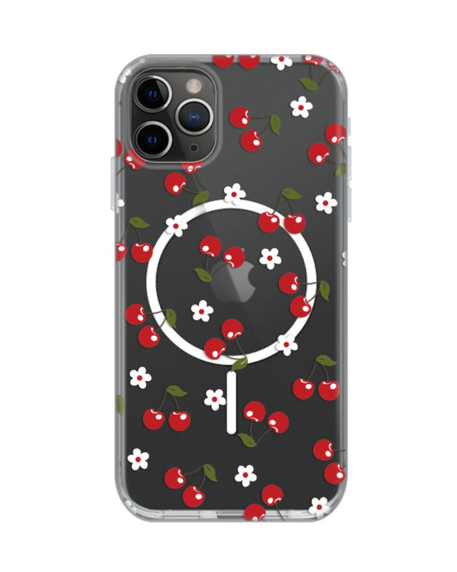 Maska za iPhone 11 Pro Max 6.5 Cute Cherries Print Magsafe