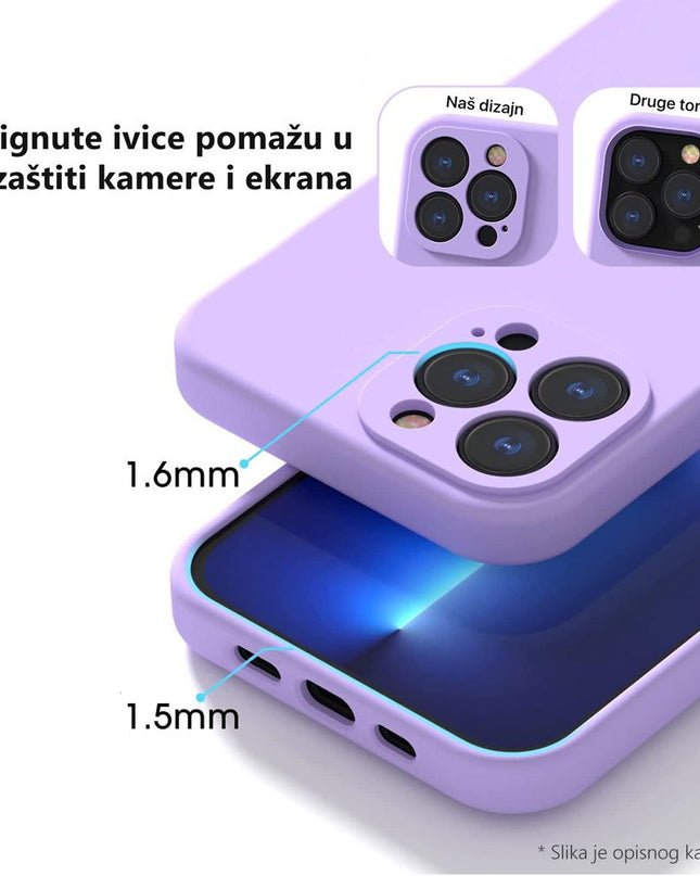 Maska za Huawei Honor X8 crvena Teracell Soft Velvet