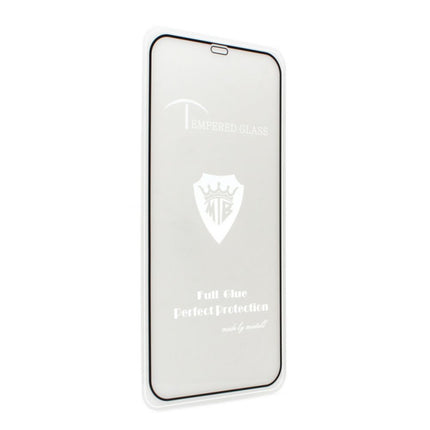 Zastitno staklo Tempered Glass 2.5D full glue za iPhone 12 Pro Max 6.7 crni