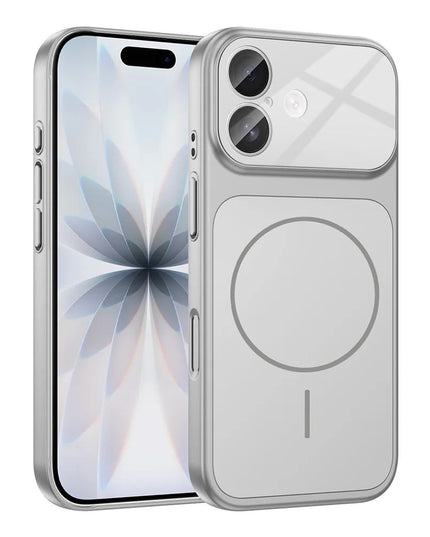 Maska za iPhone 16 6.1 srebrna Magsafe LookLike