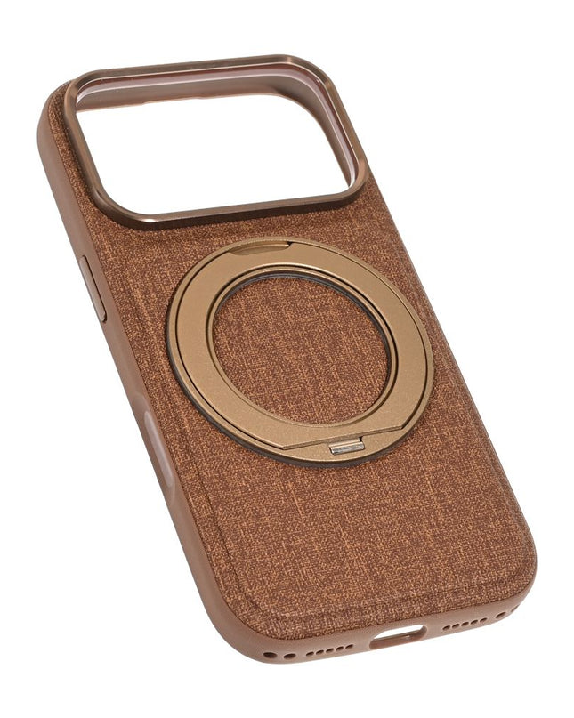 Maska za iPhone 17 Pro/18 Pro 6.3 Magsafe Textile braon