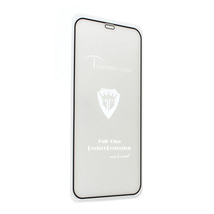 Zastitno staklo Tempered Glass 2.5D full glue za iPhone 12/12 Pro 6.1 crni