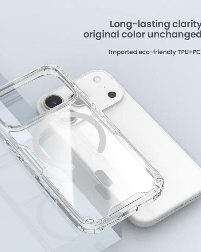 Maska za iPhone 17 Pro 6.3 transparent Nillkin Nature Pro Magnetic
