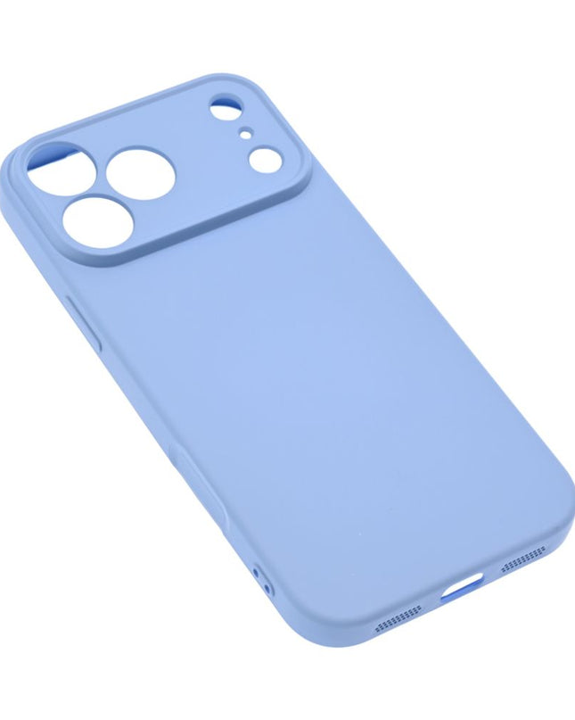 Maska za iPhone 17 Pro Max/18 Pro Max 6.9 Teracell Soft Velvet svetlo plava