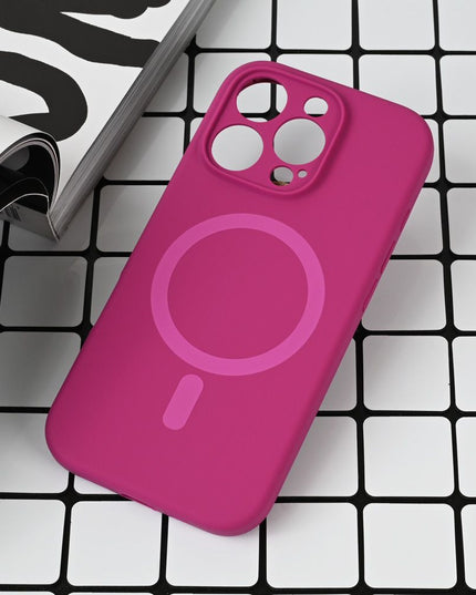 Torbica Magsafe Pure color za iPhone 16 Pro 6.3 tamno pink