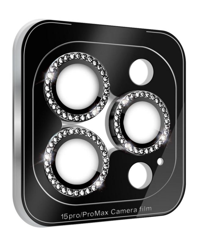 Zastita za kameru Diamond za iPhone 15 Pro Max 6.7 crna