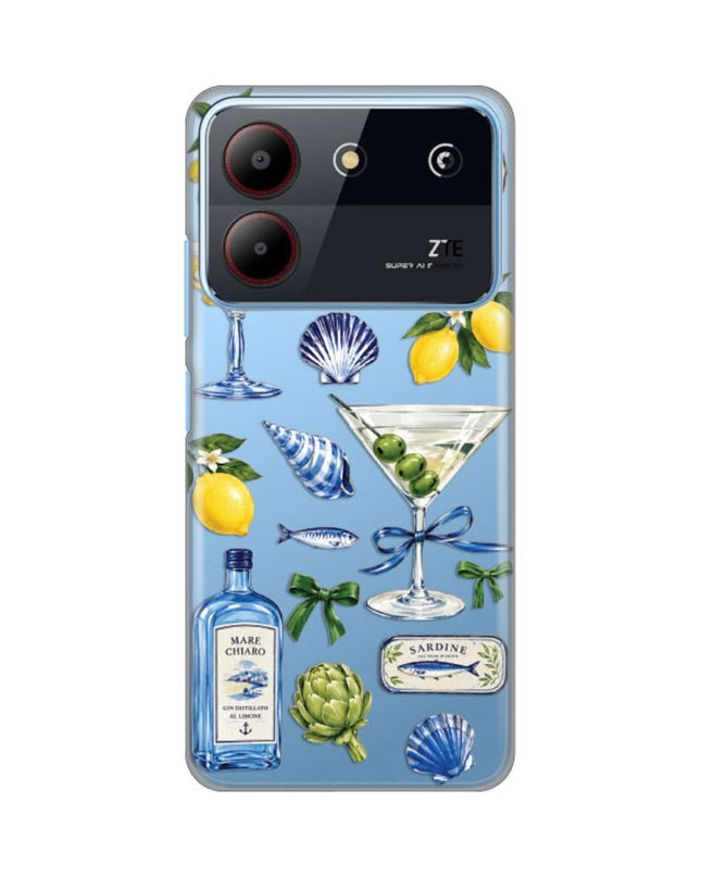 Maska za ZTE Blade A54 Mediterranean Martini Silikonska Print