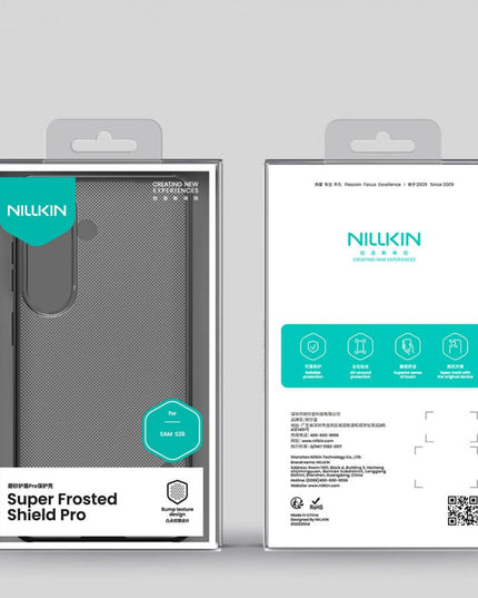 Maska za Samsung S941B Galaxy S26 transparent crna Nillkin Scrub Pro
