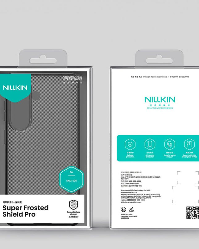Maska za Samsung S941B Galaxy S26 transparent crna Nillkin Scrub Pro