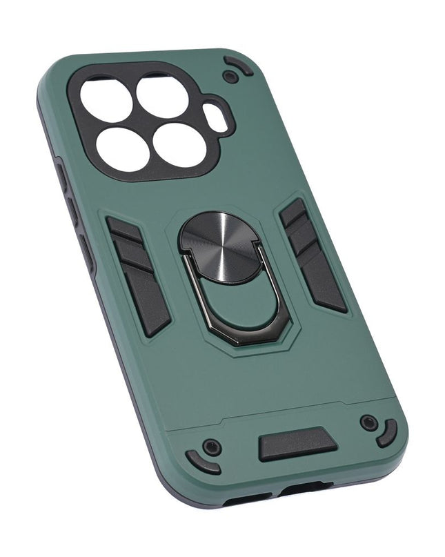 Maska za Xiaomi 17T tamno zelena Hard Ring